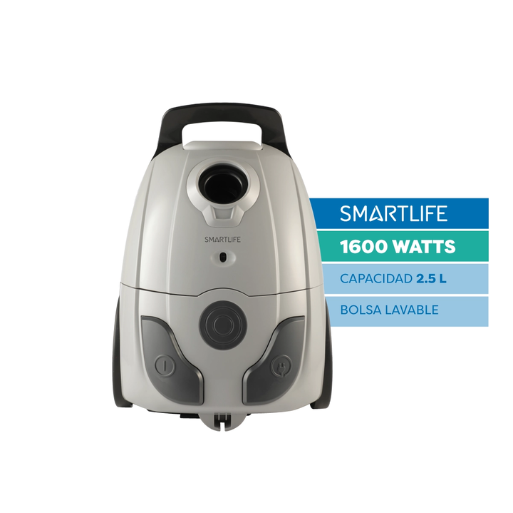 Aspiradora Smartlife con Bolsa Lavable 1600W SL-VC16BAG - Vista principal