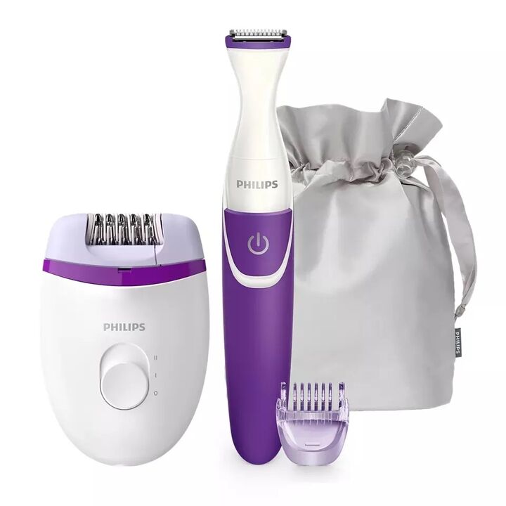 Set Depiladora Satinelle Essential Con Recortador Philips BRP505/00 - Vista principal