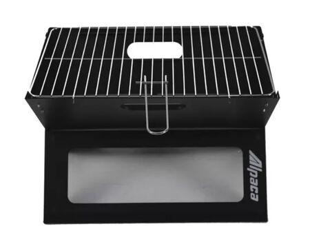 Parrilla Alpaca Portatil Plegable A Carbon - ALP-28018