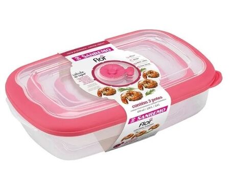 Set X3 Rectang.717719722 Rosa 72257C