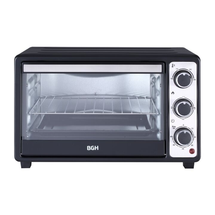 HORNO ELECTRICO BGH DUO BHE25M23N - 25LTS, 1380W, DOBLE GRILL (PNH048326) - Vista principal
