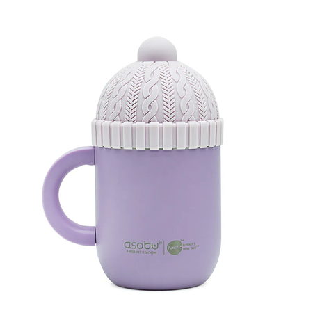 Mug Asobu Happy Hat 360ml - Purple