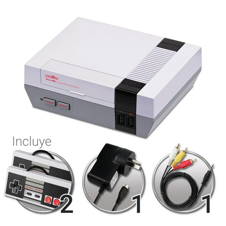 Consola Retro Nes AV LEVEL UP - Vista principal