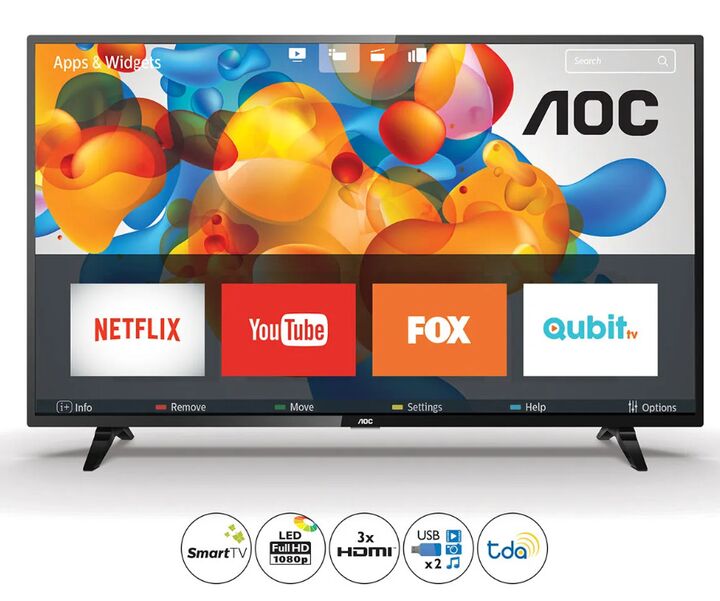Tv Led Smart 43 Full Hd Aoc 43S529577G - Vista principal