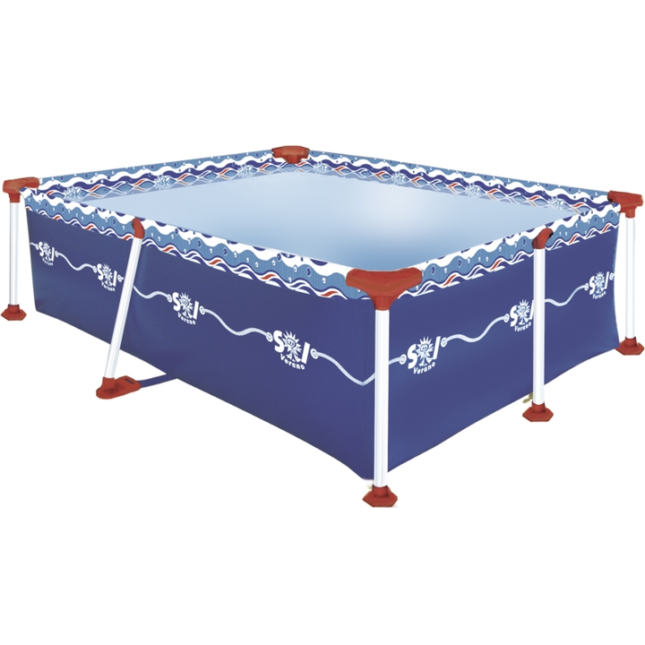 Pileta Sol De Verano Estructural Rectangular De Lona 2700L - Vista principal