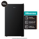 Heladera HISENSE RS12DRB bajo mesada 93lts negra A+ - Miniatura 2