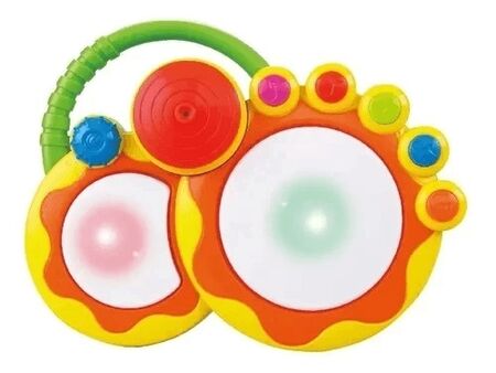 Juguete Tambor Musical Interactivo CLuces Y Sonido Poppi 6752