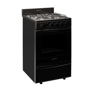 COCINA VOLCAN 87663V 55CM 4HOR. CV GRAFITO CLUZ Y ENC.PARRILLA - 4608723