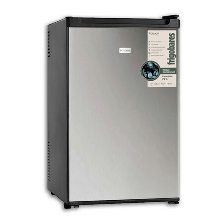 Frigobar Vondom RFG170A Con Motor Compresor 72 Litros Acero