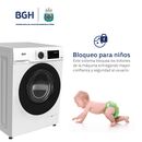 Lavarropas BGH BWFE06W24AR 6kg 1000RPM Inverter Carga Frontal A+++ - Miniatura 5