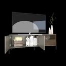 Rack 1,50m. Gris C. Nogal L. Tables - Miniatura 3