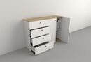 Bahiut 1,35m 2 Puertas|4 Cajones Olmo F.|everest Tables - Miniatura 3