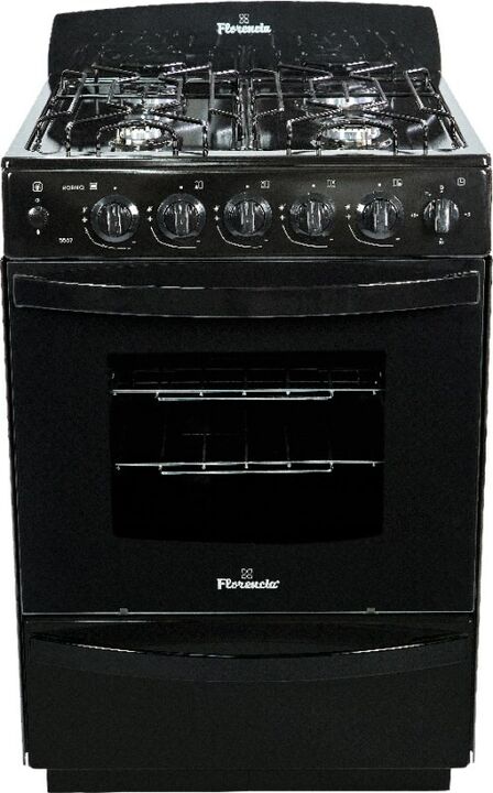 Cocina Florencia 5537 Multigas 4 Hornallas 56Cm Negro - Vista principal