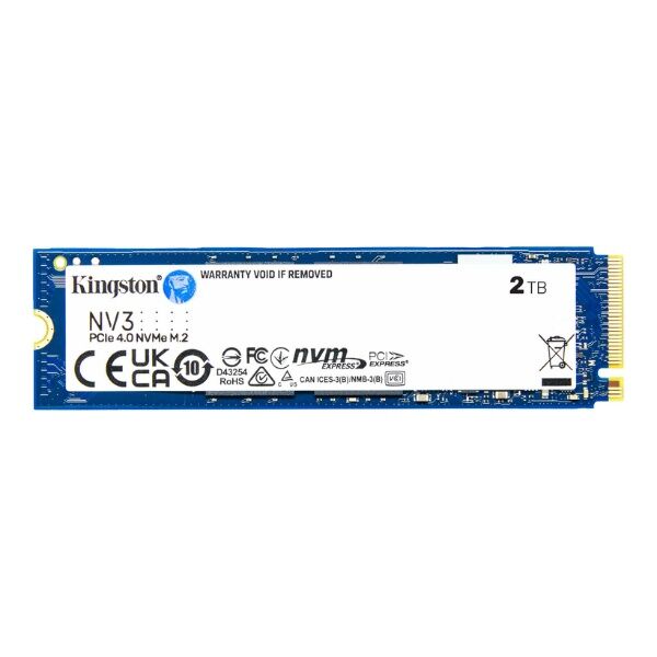 Disco SSD M.2 KINGSTON SNV3S 2000 GB NVMe PCIe 4.0 - Vista principal
