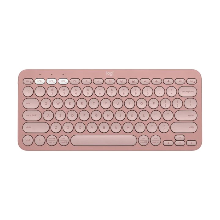 Teclado Logitech Bluetooth K380s Pebble Rose 920-011785 - Vista principal