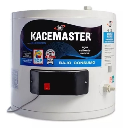 Termotanque Eléctrico Kacemaster 40L Carga Superior