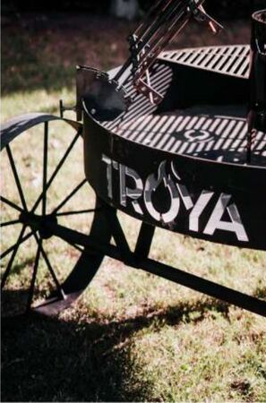 FOGONERO TROYA CON RUEDAS MOD. OLIMPO PREMIUM